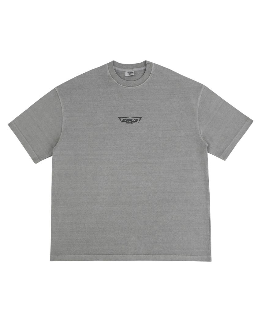HEUK WEAR Heuk Pigment Signature Semi-Overfit Short Sleeve (Gray)