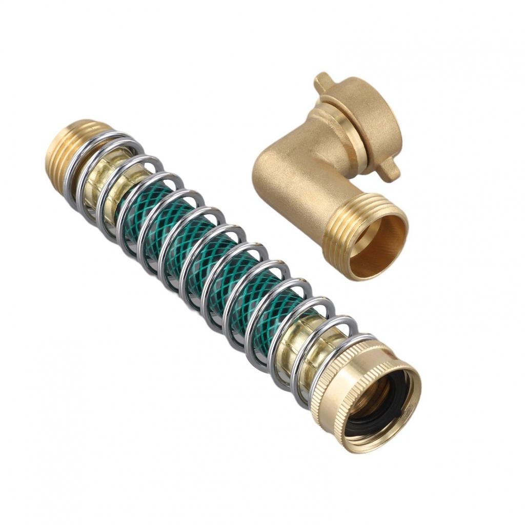 Easily Connect Your Hoses with Yellow Brass Elbow Connector