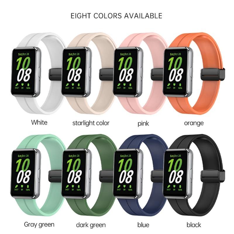Silicone Strap for Samsung Galaxy Fit 3 Sports Wristband for Samsung Galaxy Fit3 No Gaps Bracelet Band Accessories