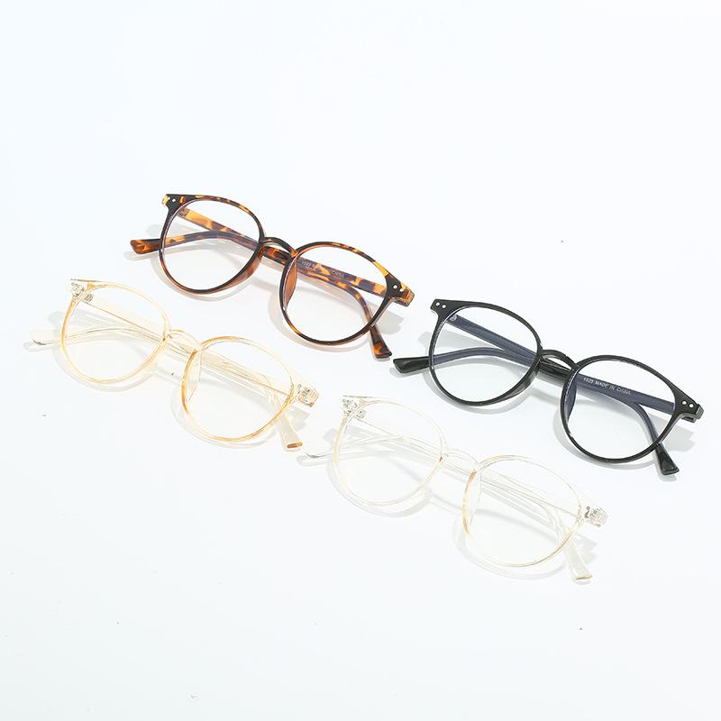 The Same Anti-Blue Flat Mirror Fashionable Plain Men'S And Women'S Glasses Frame Can Be Matched With Myopia