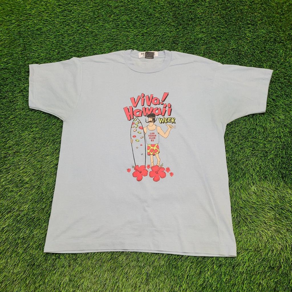 Vintage 1993 Las-Vegas Club Surfer Shirt XL 23x28 Hawaii