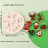 Christmas Santa Silicone Molds Fondant Fondant Cake Molds Making Pastry Chocolate Molds Baking Decorating Tool Nonstick A0KF