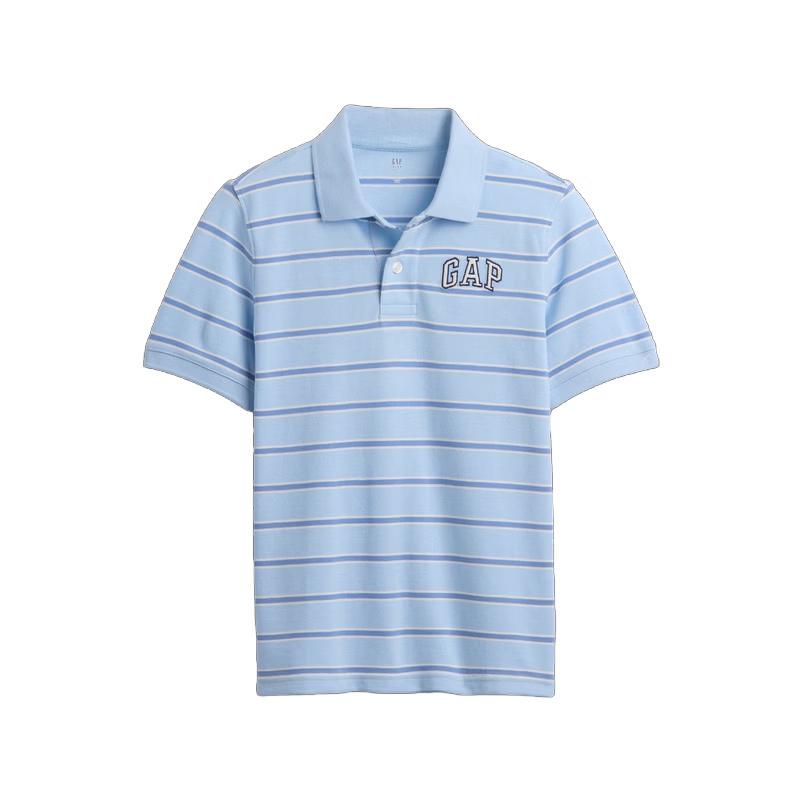 Gap Boys' Embroidered Logo Pique Polo Shirt