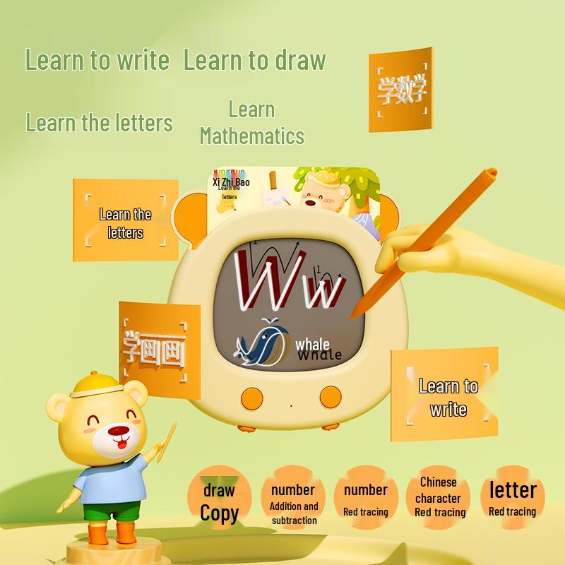 Bilingual Early Learning Machine: Interactive English & Russian Literacy Toy for Children