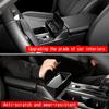 For Toyota Rav4 2026 ABS Black Car Gear Storage Box Armrest Box Front Storage Box Interior Car Accessories