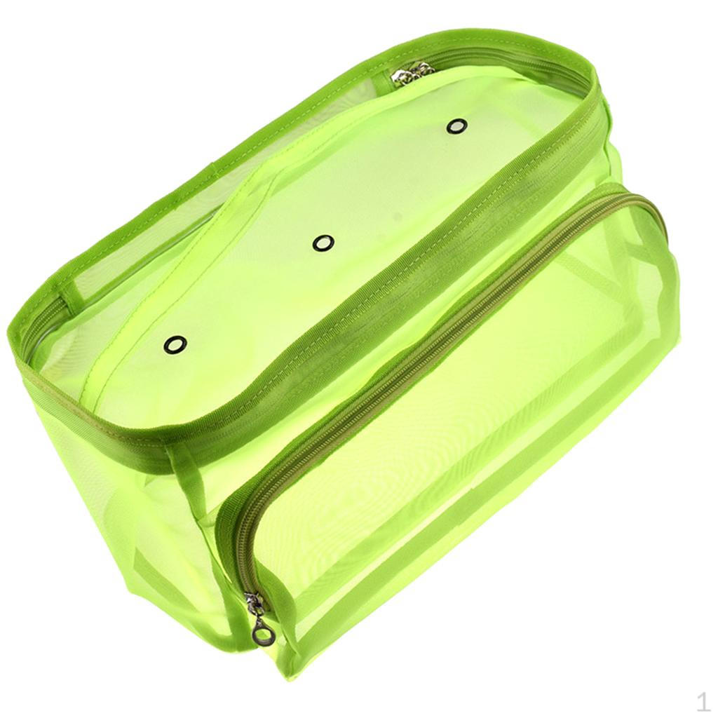 

Шерстяные вязальные спицы для хранения ручной ткацкой пряжи, сумка для вязания крючком, зеленая нить