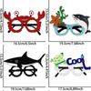 Shark Eyeglasses Ocean Sea Animal Glasses Photo Booth Props Under The Sea Party Supplies for Kids Adults