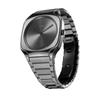Authorized Dealer D1 Milano Unisex Watch SQBJ11 Square Gun Frame Light Gun Circular Brushed [D1 MILANO] Men's [SQUARE]