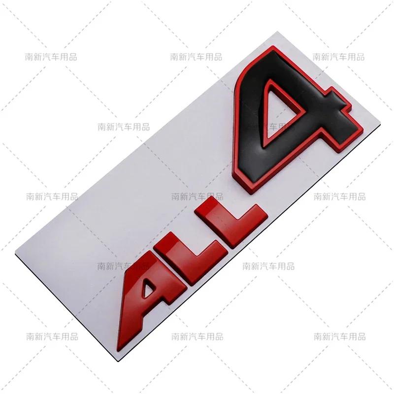 3D Metal Car Styling ALL4 Letters Door Fender Emblem Rear Badge Sticker for MINI R60 R61 F60 F54 R56 R57 Cooper S Countryman