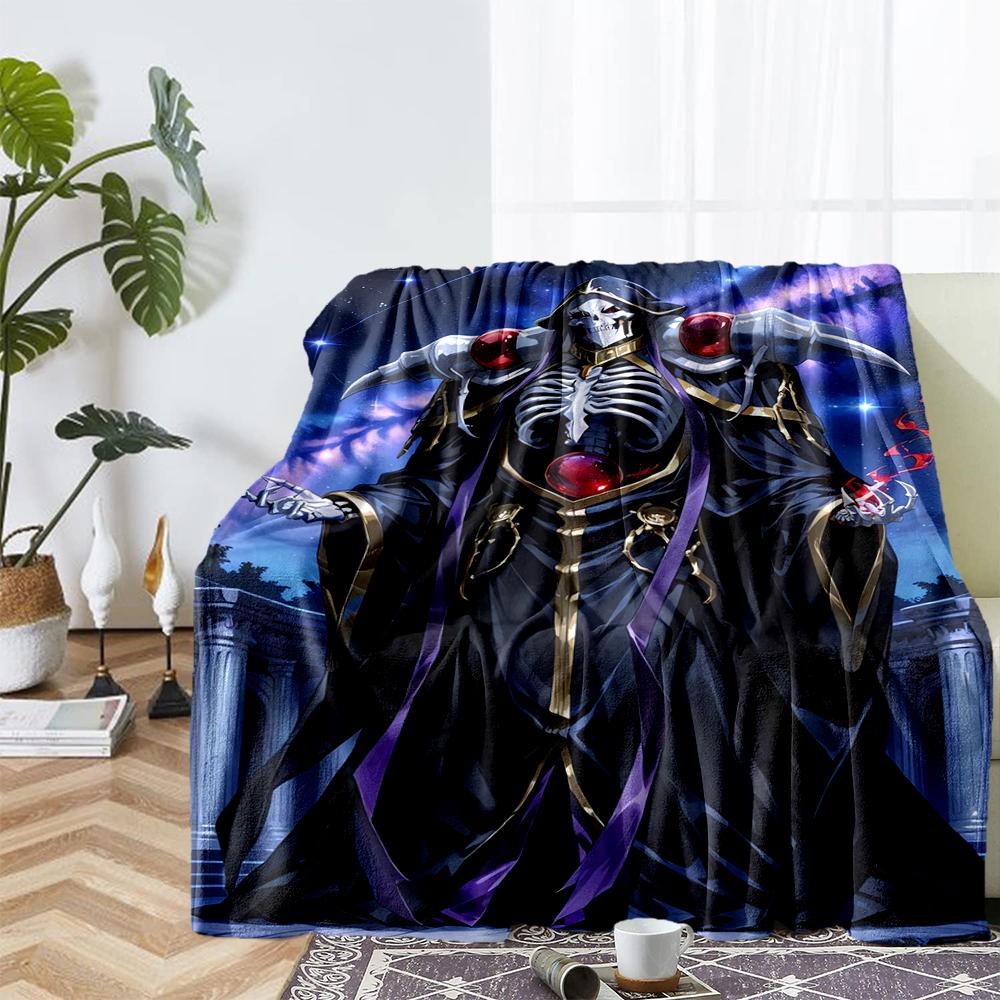 Overlord Theme Printed Blanket - Perfect for Couch, Bed, Travel & Outdoor Use | Machine Washable, Cozy & Durable.