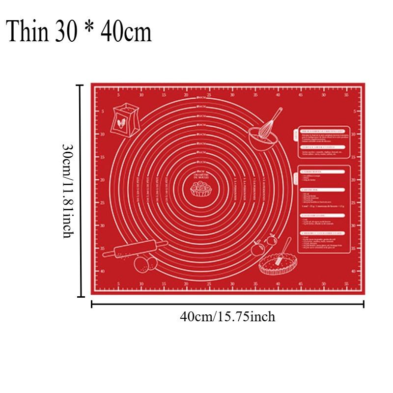 Mata do ugniatania, materiał podkładki do pieczenia, podkładka do ugniatania ciasta ze skalą, używana do kuchennego wałkowania ciasta, ciasta na pizzę, nieprzywierająca maszyna