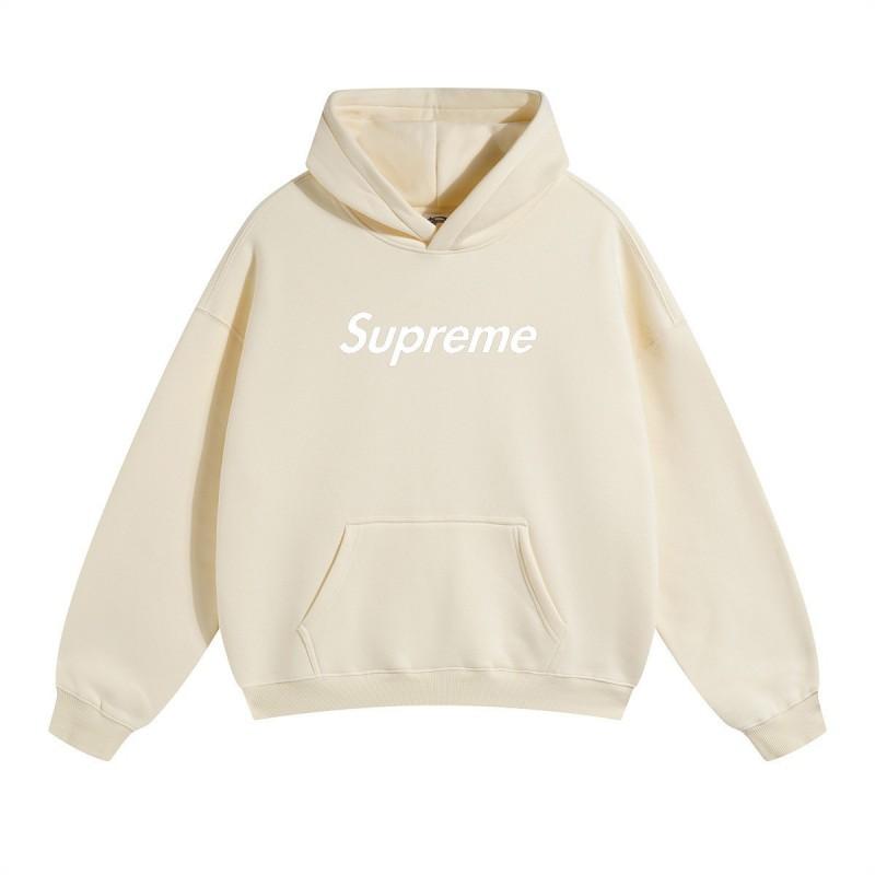 Supreme Style Printed Hoodie Unisex Loose Drop Shoulder Sweatshirt Casual Streetwear
