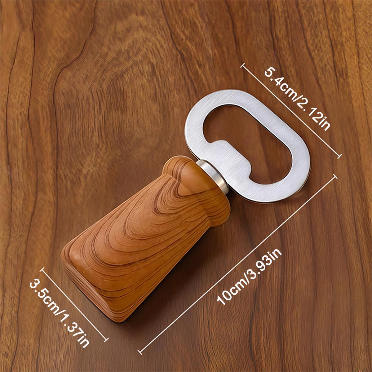 

WORTHBUY Простой открыватель для бутылок из нержавеющей стали со стоящей пластиковой ручкой, портативный открыватель для бутылок с напитками, вином, пивом, кухонный инструмент