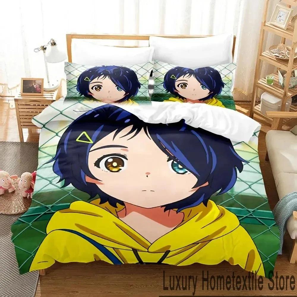 Anime Kawaii Sexy Girl Bedding Set,Duvet Cover Comforter Bed Set Quilt Cover Pillowcase,King Queen Twin Size Boys Girls Adults