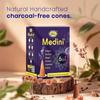 Cycle Pure Medini 6 In 1 Premium Cone Incense 60N Charcoal-Free Natural Fragrance With Free Holder Pack of 1