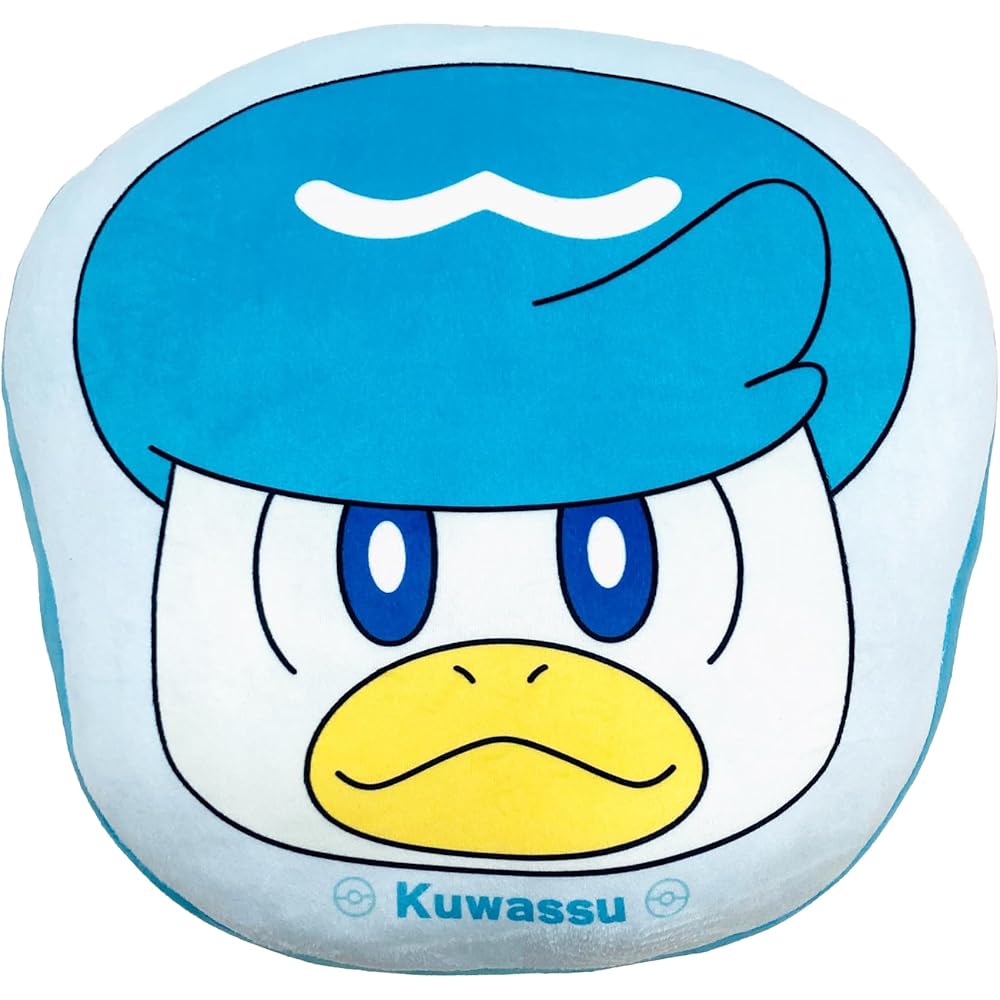 MORIPiLO Pokemon Quaxly Plush Cushion Soft Touch 30x25x8cm Character Pillow