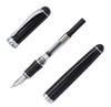 Gullor 18KGP Fountain Pen 750 Black with Elegent Art Nib [Used]