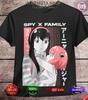 Spy X Family T-Shirt Anya Forger Yor Loid Anime Japanese Tee Shirt Manga Kawaii