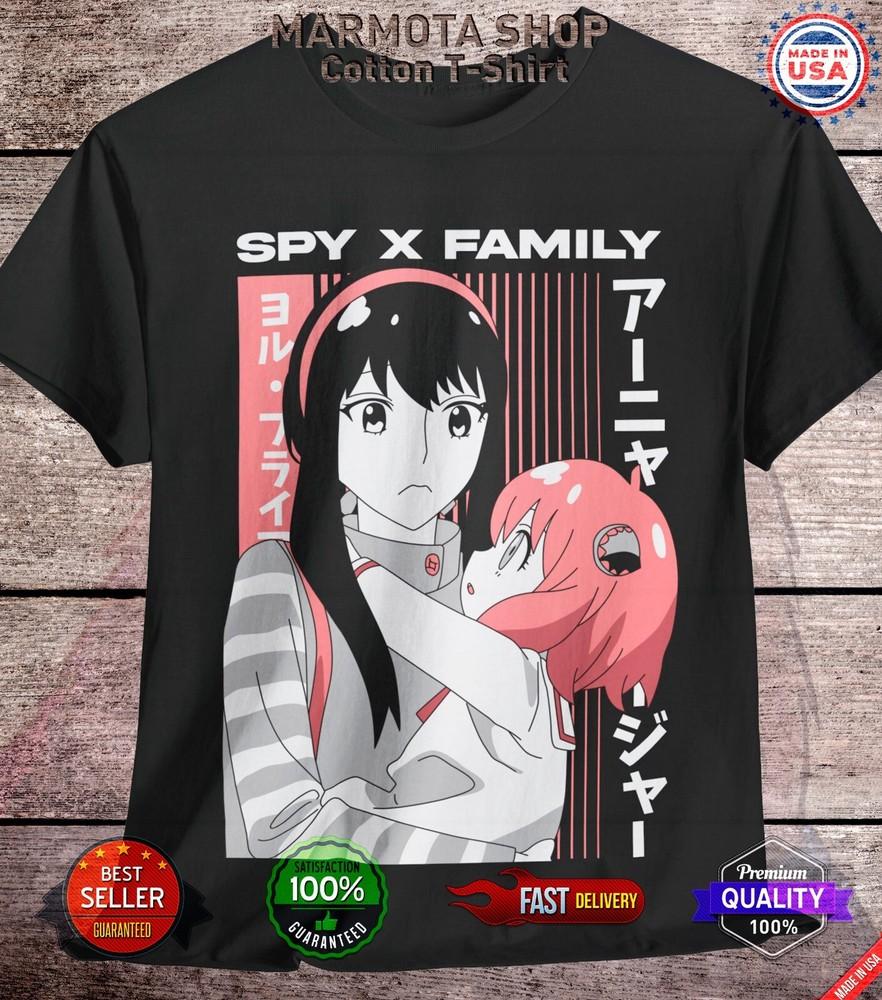 

Spy X Family T-Shirt Anya Forger Yor Loid Anime Japanese Tee Shirt Manga Kawaii 4XL