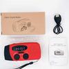 Germany 2026 Hand-Crank Emergency Radio with NOAA, Mini Portable with 3 LEDs