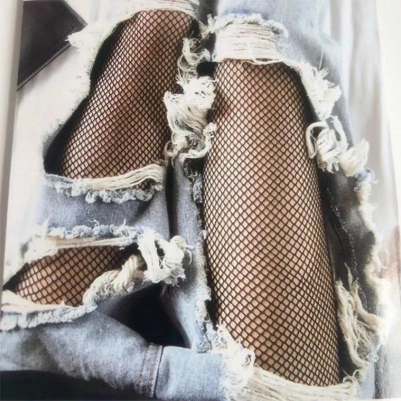 Frauen Lange Sexy Aushöhlen Fishnet Strümpfe Strumpfhosen Schwarz Hohe Taille Strumpf Strumpfhosen Panty Fishnet Dessous Hohe Qualität