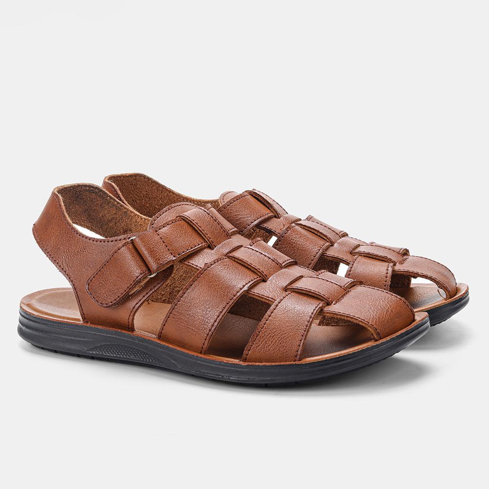 High Quality Microfiber Leather Mens Summer Beach Sandals Man'S Outdoor Office Walking Casual Shoes Male Water Sport Sneakers