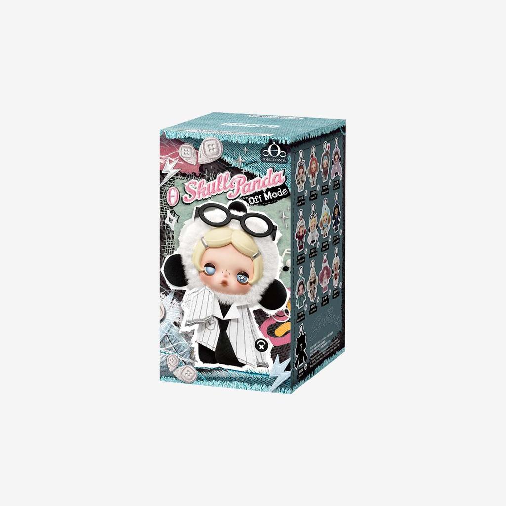 POP MART SKULLPANDA Seria Off Mode Pluszowa Lalka Wisiorek Ślepy Pudełko Uroczy Breloczek Ozdoba do Torebki