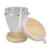 Coffee Bean Container Loose Leaf Tea Coffee Sugar Nuts Canister Clear Food Storage Jar with