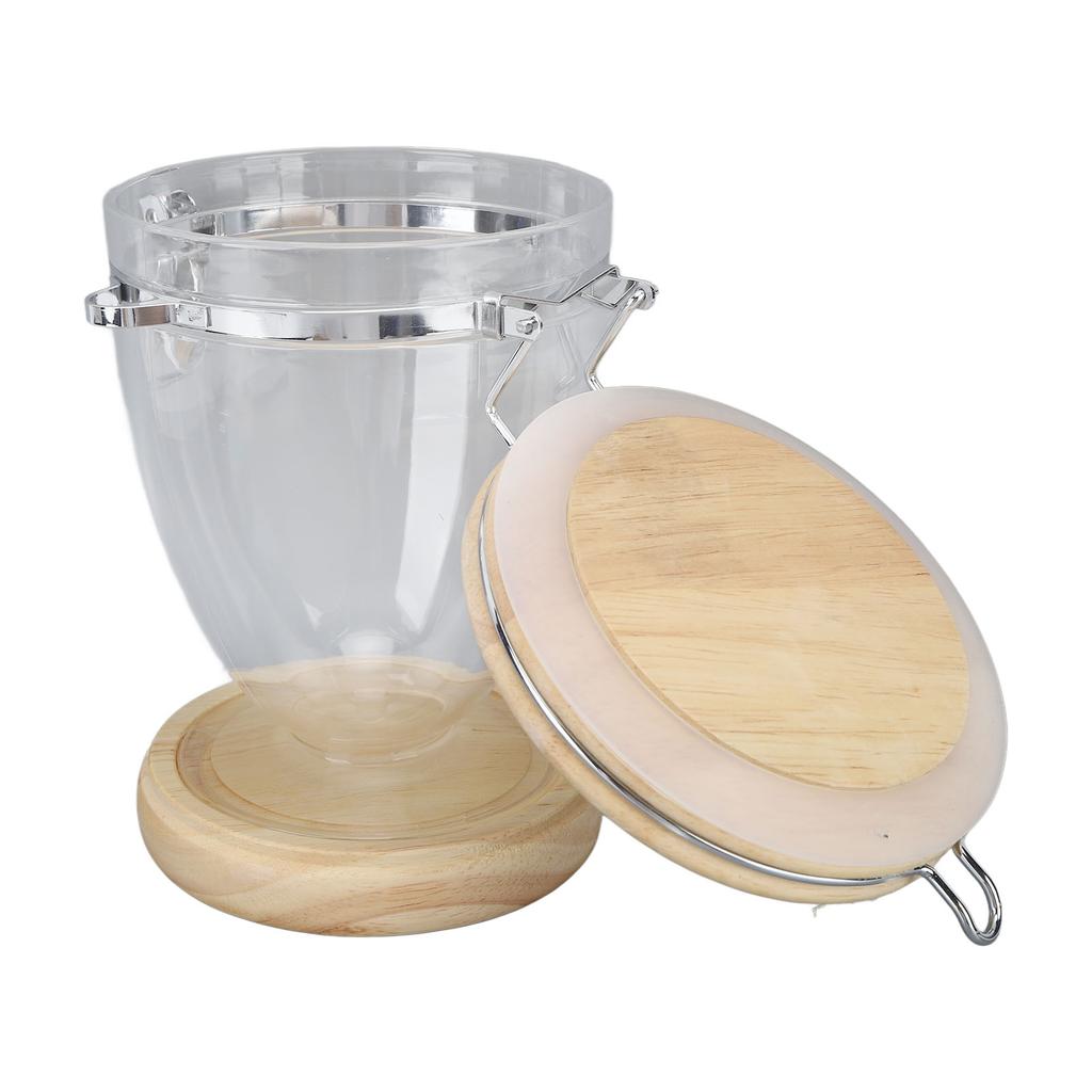 Coffee Bean Container Loose Leaf Tea Coffee Sugar Nuts Canister Clear Food Storage Jar with
