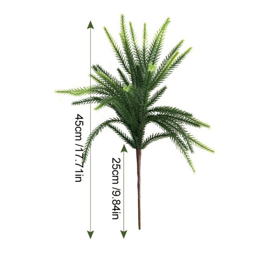 

Рождественские ветки норфолкской сосны искусственные зеленые для DIY венка искусственные стебли норфолкской сосны и иголки для рождественского внутреннего и наружного домашнего декора