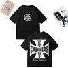 Camiseta Paul Walker West Coast Choppers Camiseta Unisex Feminina Vintage Tops Largos Algodão Manga Curta Hip Hop Streetwear Camisetas Unisex