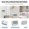 Countdown Timer Shower Clock Bathroom Clocks With Temperature Readout And Waterproof Feature For Family Showers