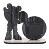 Space Man Desk Clock Decorative Cartoon Desktop Ornament Quiet Clock for Bedroom Study Office
