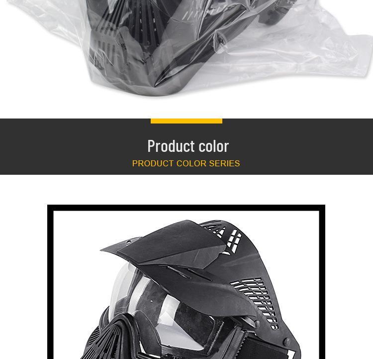 Tactical Dog Mask with Sports Lens and Nylon Protection