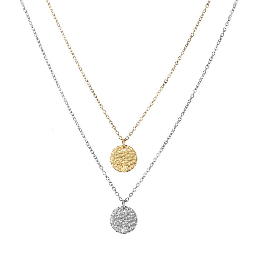 Chain Necklace Stainless Steel Aesthetic Jewelry Dainty Hanging Pendants Universal Valentines Day Chokers Necklaces for Women