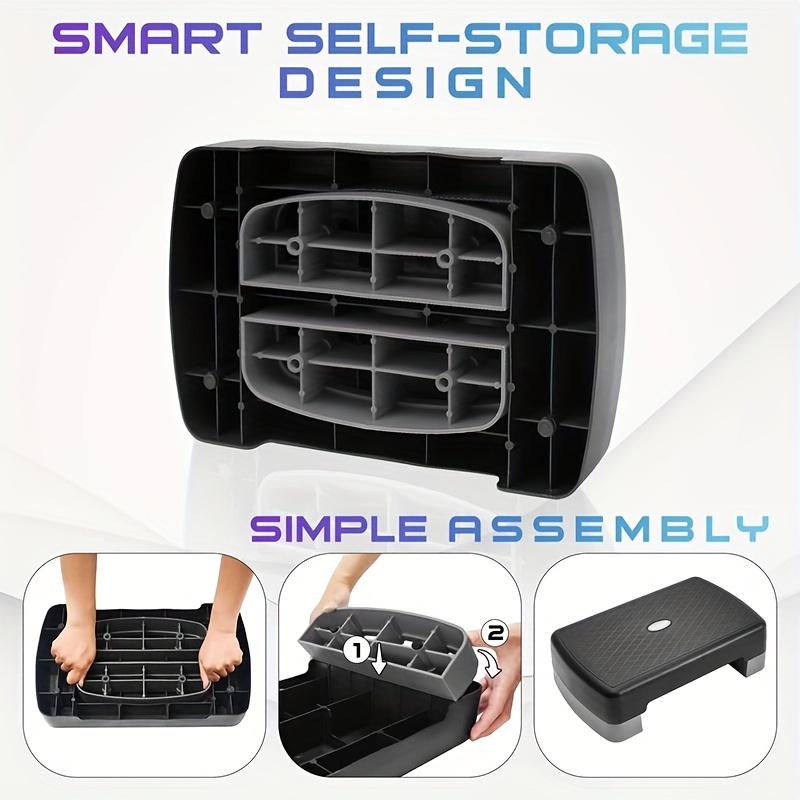 Adjustable Aerobic Step Platform Fitness Exercise Stepper for Home Gym
