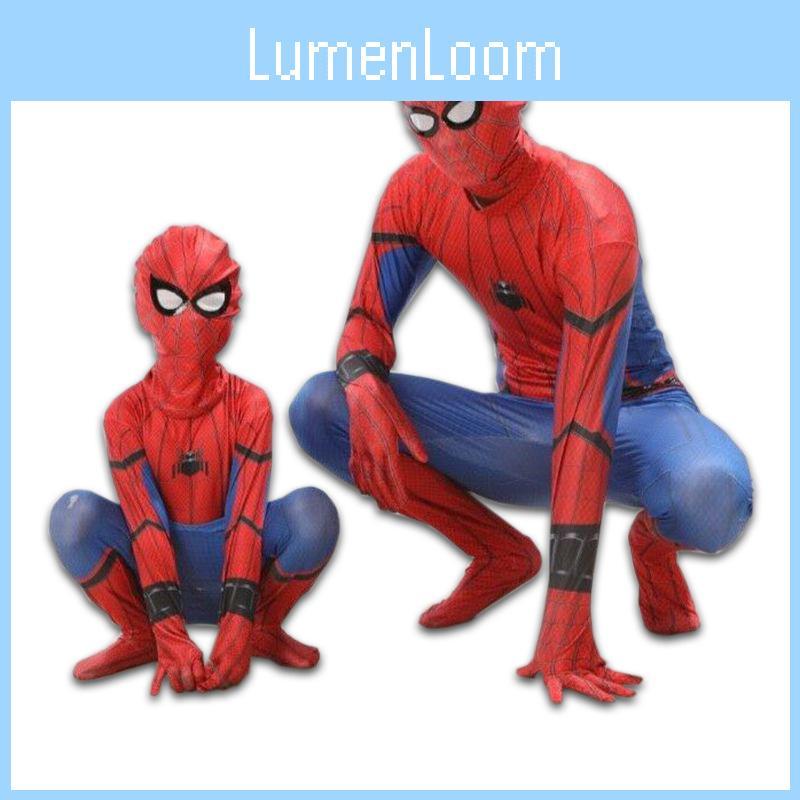 High Quality Durable Homecoming Spiderman Costume Tights Suit For Kids And Adults