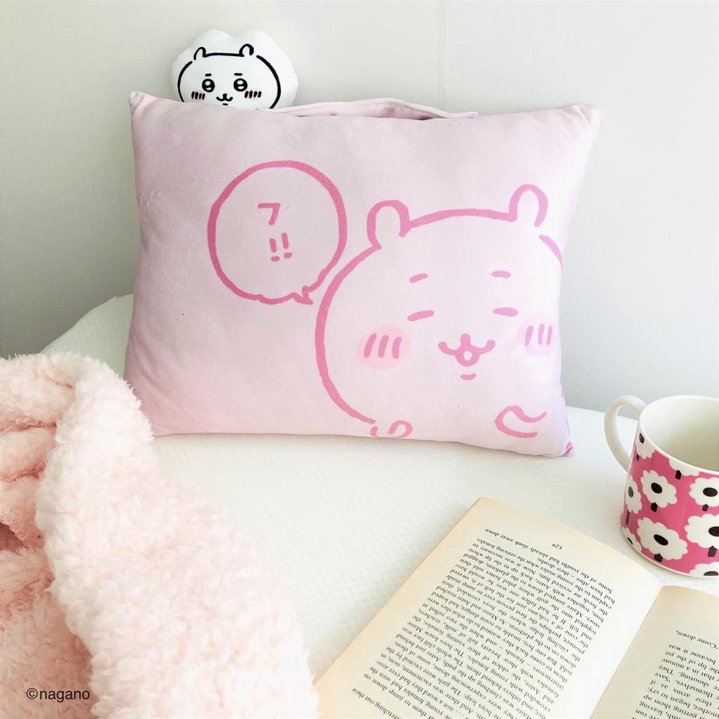 MORIPiLO Chiikawa Body a Cute and Small Mascot Pillow with a Compact Plush Perfect for Character Pillow by Morishita Makura Pillow, Handle, Cushion,