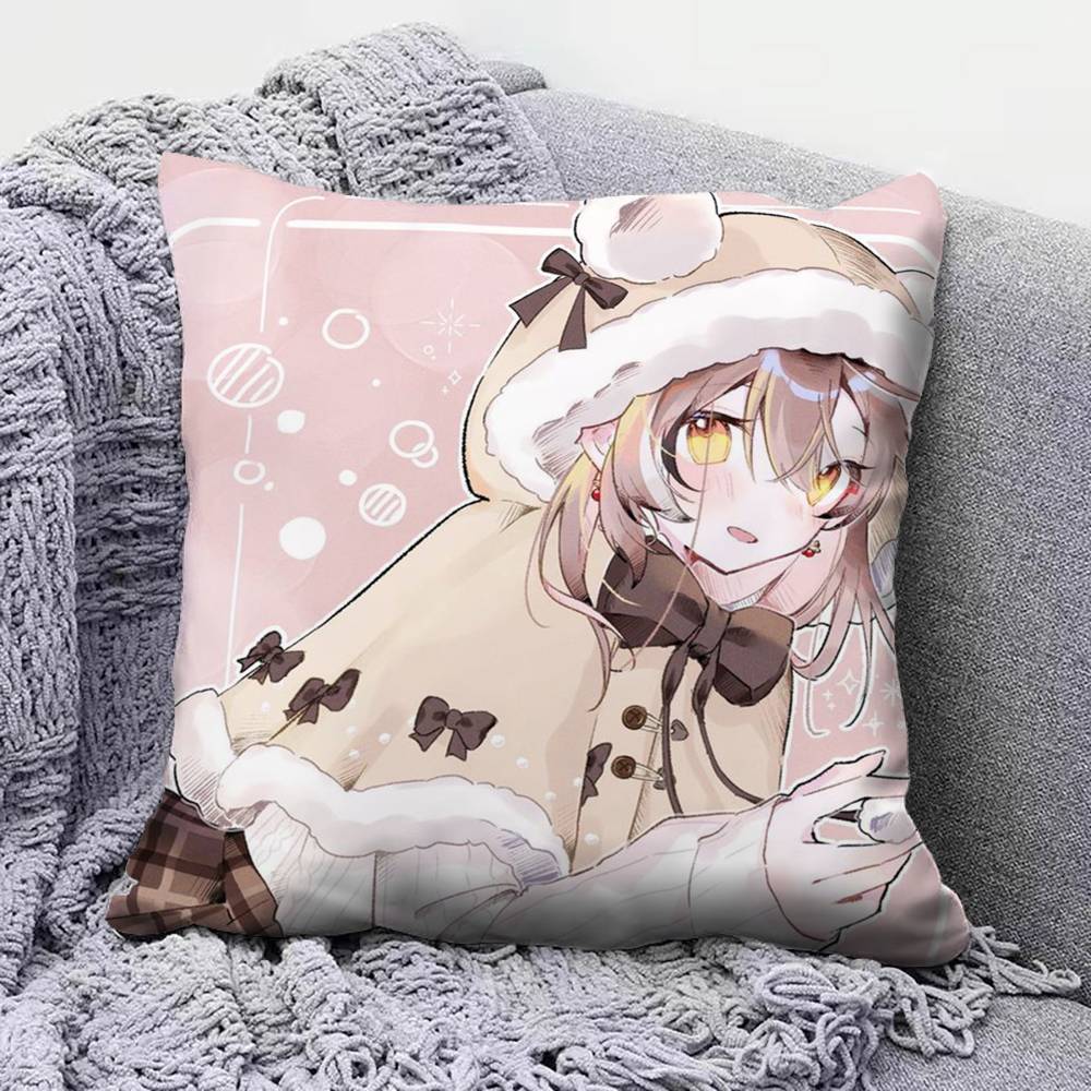 Moon Nanashi Mumei Home Sofa Cushion Covers and Aecorative Custom Pillow Covers