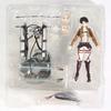 Figma 207 Eren Jaeger 203 Mikasa Ackerman 213 Levi Action PVC Figure Model Ornament Toy Collection Gift