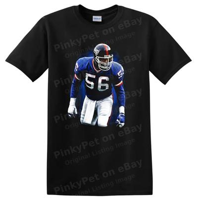 Lawrence Taylor Football T Shirt New York Giants Defensive Legend Tee