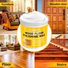 Möbel- und Bodenholzwachsöl-Bodenpolitur|Schnelle Anwendung mit Schwamm-Poliercreme|Stellt Feuchtigkeit wieder her und schützt sie