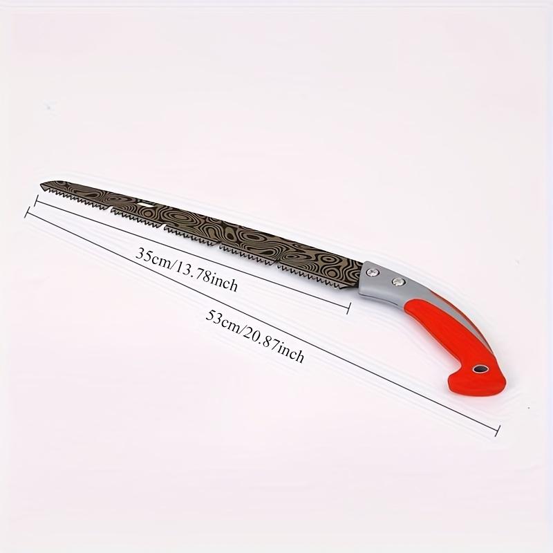 Damascus Cutting Saw, Hand Saw Garden, Logging Outdoor Saw, Tree Magic Tool, Pruning Saw, Quick Sharpness, Garden Trimming, Fruit Tree