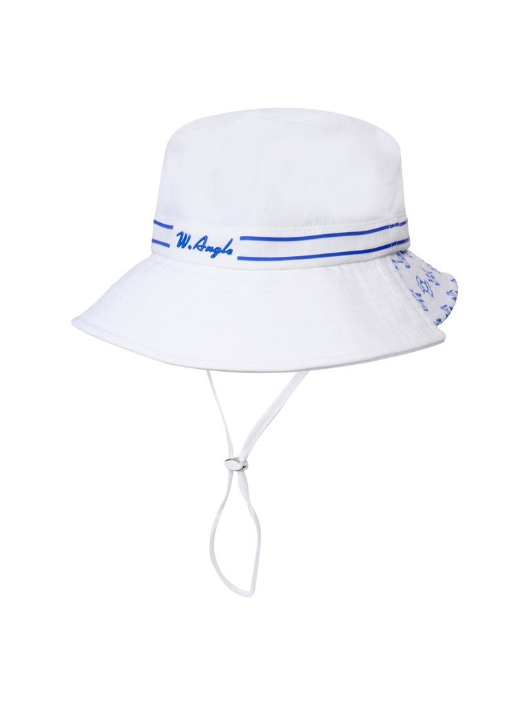 WIDEANGLE To Slop Cut Bucket Hat_White