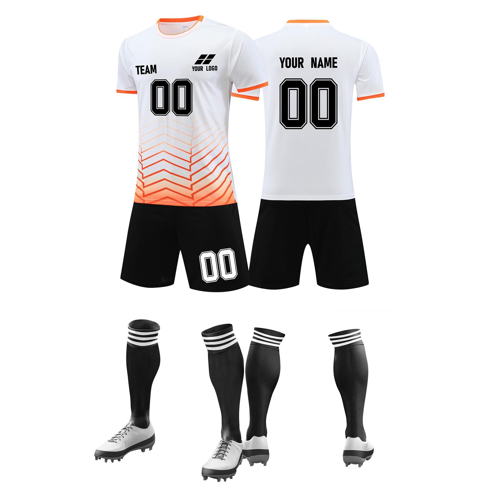 

Men s Breathable Soccer Jersey Set with Shorts and Socks Quick-Dry Sports Uniform for Training and Matches XS білий
