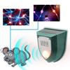 Allarme con Sensore di Movimento Solare Resistente alle Intemperie Rilevamento Infrarosso Impermeabile Dispositivo Allontana Cervi Dispositivo di Azionamento con Sensore di Movimento ad Energia Solare