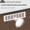 1Pcs Household Air Vent Grille Wall Ventilation Cover Wardrobe Parts 50/60/80mm*150-500mm Aluminum For Cupboard DIY Accessories