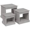 VidaXL Nesting Tables 3 Pcs Sonoma Grey Engineered Wood 816494
