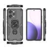 For Oppo Reno14 Pro 5G (Global) Case Rotatable Ring Kickstand PC+TPU Shockproof Phone Cover