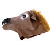 Hestehodekostyme Brun Komfortabelt Slitesterkt Livaktig Fest Hestehode for Cosplay Halloween